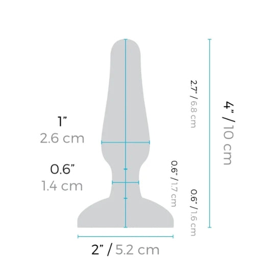 b-Vibe NOVICE PLUG | BLACK