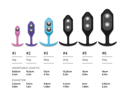 b-Vibe SNUG PLUG 2 | BLACK