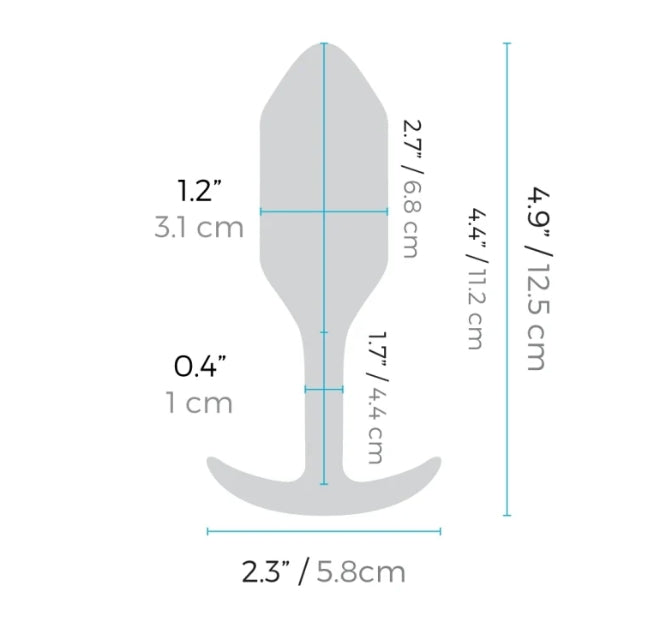 b-Vibe VIBRATING SNUG PLUG 2 | ROSE