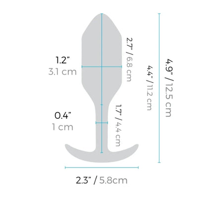 b-Vibe VIBRATING SNUG PLUG 2 | ROSE