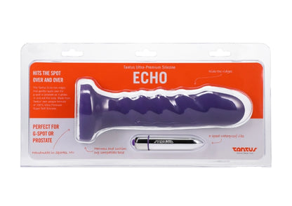 Tantus Tantus Silicone Echo Silicone Vibrator Midnight Purple
