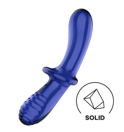 Satisfyer Double Crystal - Light Blue