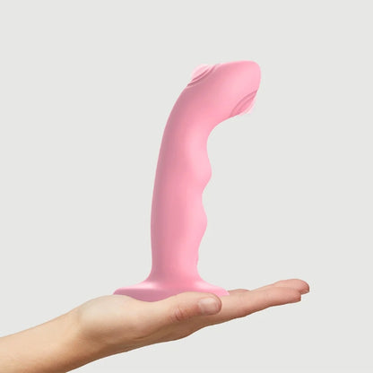 STRAP-ON-ME TAPPING DILDO WAVE - CORAL PINK