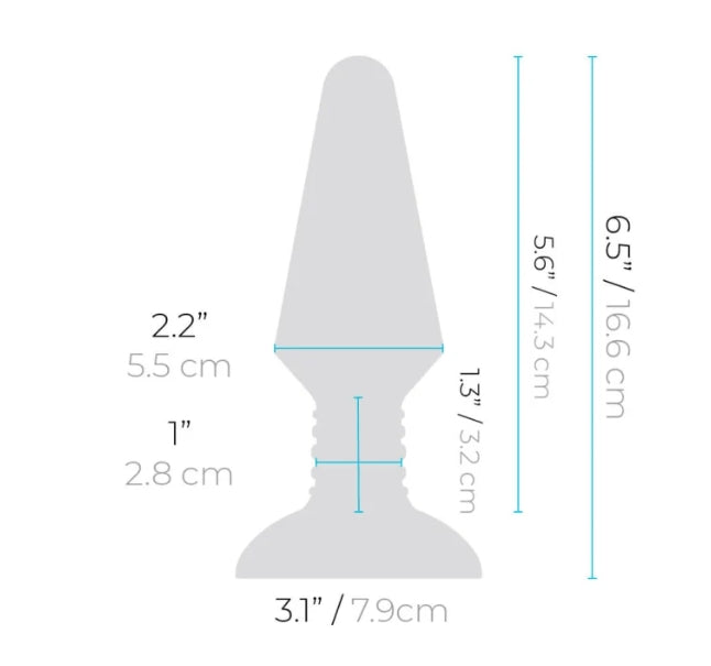 b-Vibe RIMMING PLUG XL | BLACK