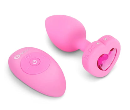 b-Vibe VIBRATING HEART PLUG S/M