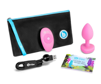 b-Vibe VIBRATING HEART PLUG S/M