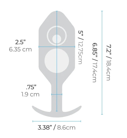 b-Vibe SNUG PLUG 7 | BLACK