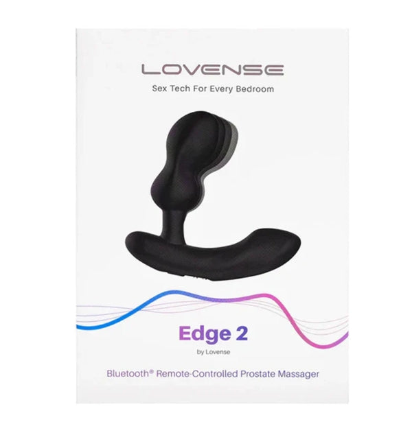 Lovense EDGE 2 BLUETOOTH PROSTATE MASSAGER - BLACK