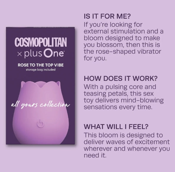 plusOne Rose To The Top Vibe - Cosmo