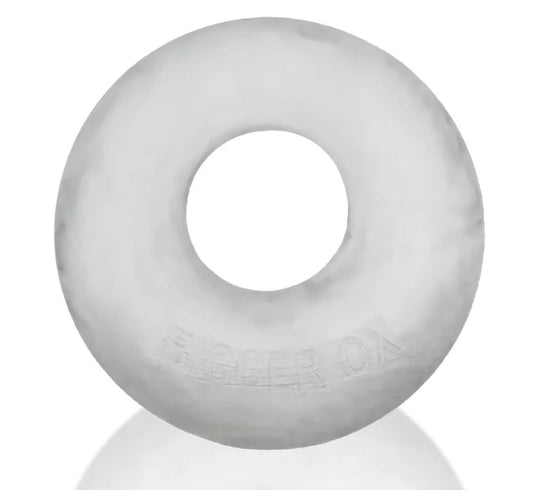 OXBALLS BIGGER OX, thicker bulge maker super mega-stretch cockring - CLEAR ICE