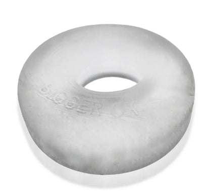 OXBALLS BIGGER OX, thicker bulge maker super mega-stretch cockring - CLEAR ICE