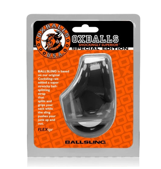 OXBALLS BALLSLING, ball-split-sling - BLACK