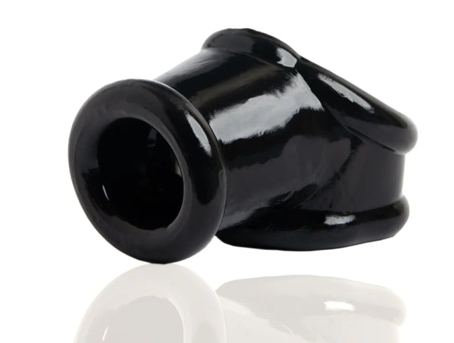 OXBALLS POWERSLING, cocksling & ballstretcher - BLACK