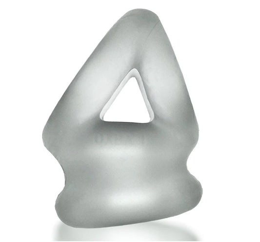 OXBALLS TRI-SQUEEZE, cocksling & ballstretcher - CLEAR ICE