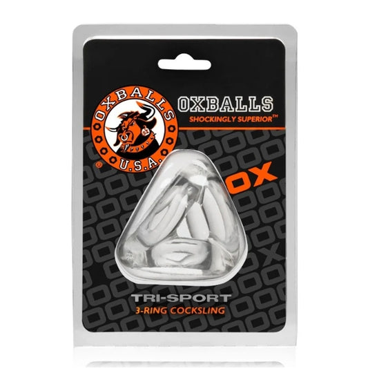 OXBALLS TRI-SPORT, cocksling - CLEAR