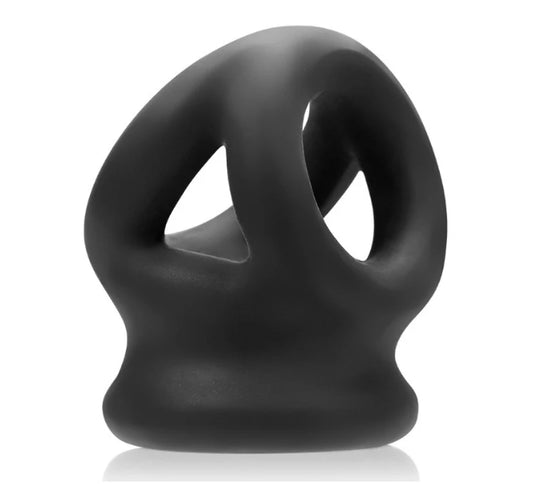 OXBALLS TRI-SQUEEZE, cocksling & ballstretcher - BLACK ICE