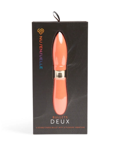 Nu Sensuelle DOUBLE ENDED DEUX BULLET - CORAL