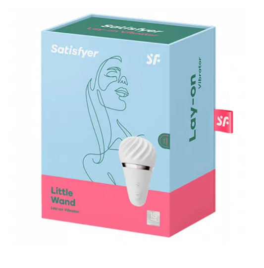 Satisfyer Little Wand - White, Brass
