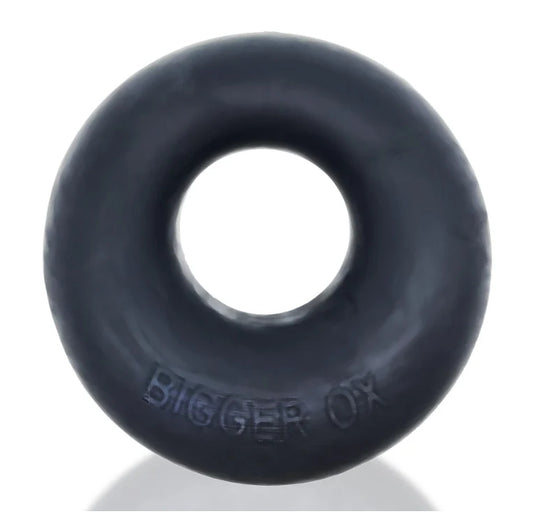 OXBALLS BIGGER OX, thicker bulge maker super mega-stretch cockring - BLACK ICE