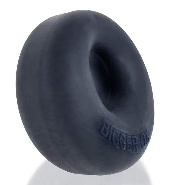 OXBALLS BIGGER OX, thicker bulge maker super mega-stretch cockring - BLACK ICE