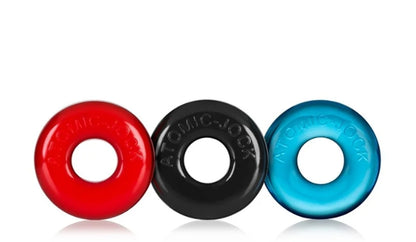 OXBALLS RINGER, 3-pack of DO-NUT-1 - MULTI
