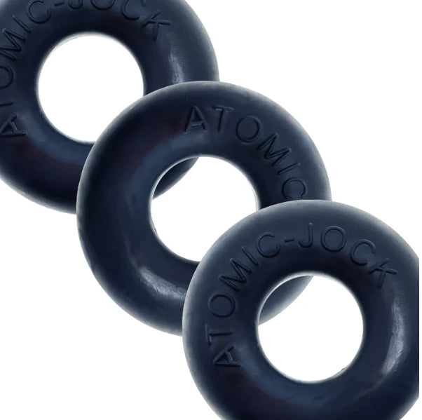OXBALLS RINGER, cockring 3-pack - PLUS+SILICONE special edition - NIGHT