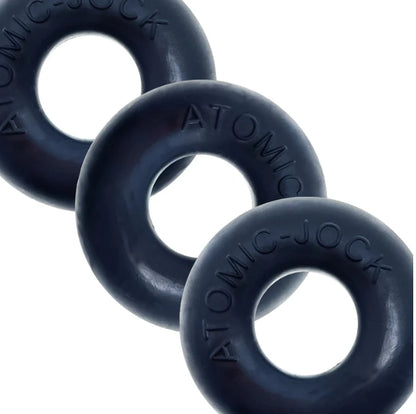 OXBALLS RINGER, cockring 3-pack - PLUS+SILICONE special edition - NIGHT