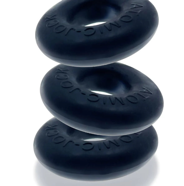 OXBALLS RINGER, cockring 3-pack - PLUS+SILICONE special edition - NIGHT