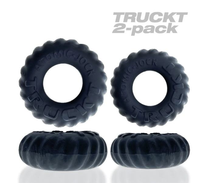 OXBALLS TRUCKT, 2-piece cockring - PLUS+SILICONE special edition - NIGHT