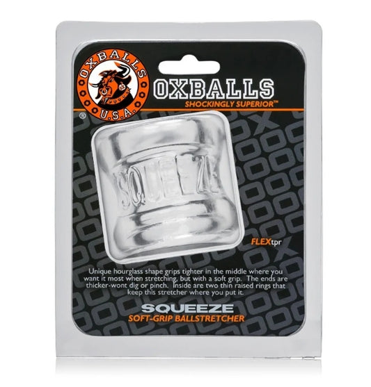 OXBALLS SQUEEZE, ballstretcher - CLEAR