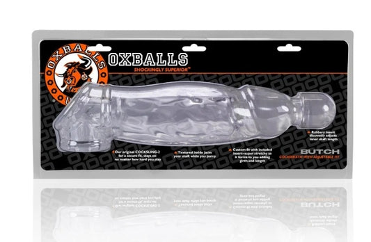 OXBALLS BUTCH, cocksheath -CLEAR