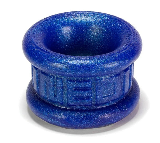 OXBALLS NEO SHORT, ballstretcher - BLUEBALLS METALLIC