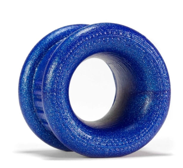 OXBALLS NEO SHORT, ballstretcher - BLUEBALLS METALLIC