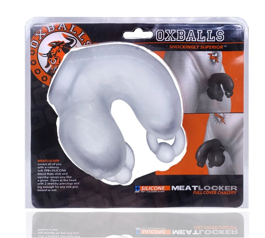 OXBALLS MEATLOCKER chastity CLEAR ICE