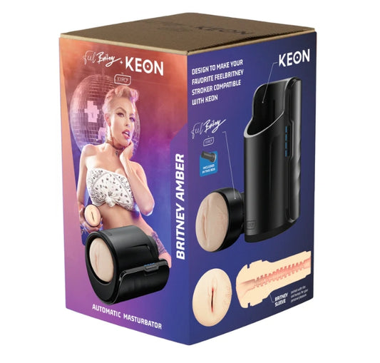 Kiiroo FeelBritney Stroker + Keon Combo Set