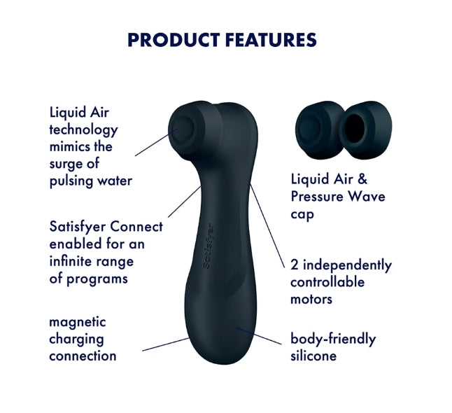 Satisfyer Pro 2 Generation 3 Connect App - Dark Grey