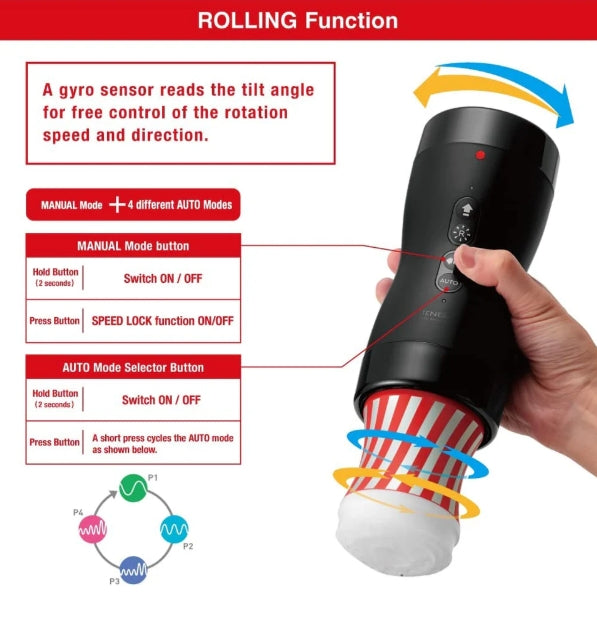 Tenga VACUUM GYRO ROLLER
