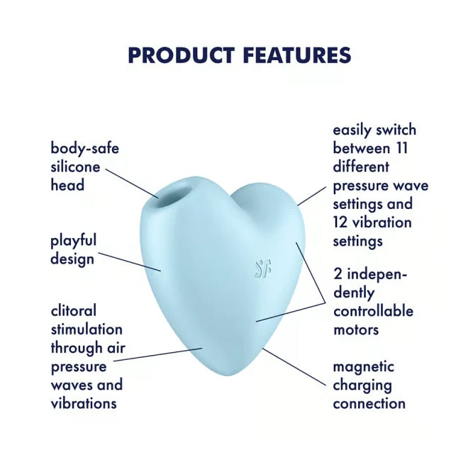 Satisfyer Cutie Heart - Blue