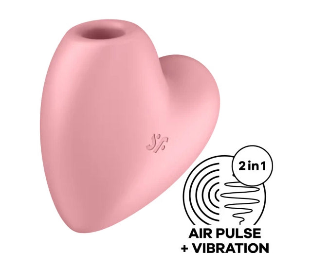 Satisfyer Cutie Heart - Light Red